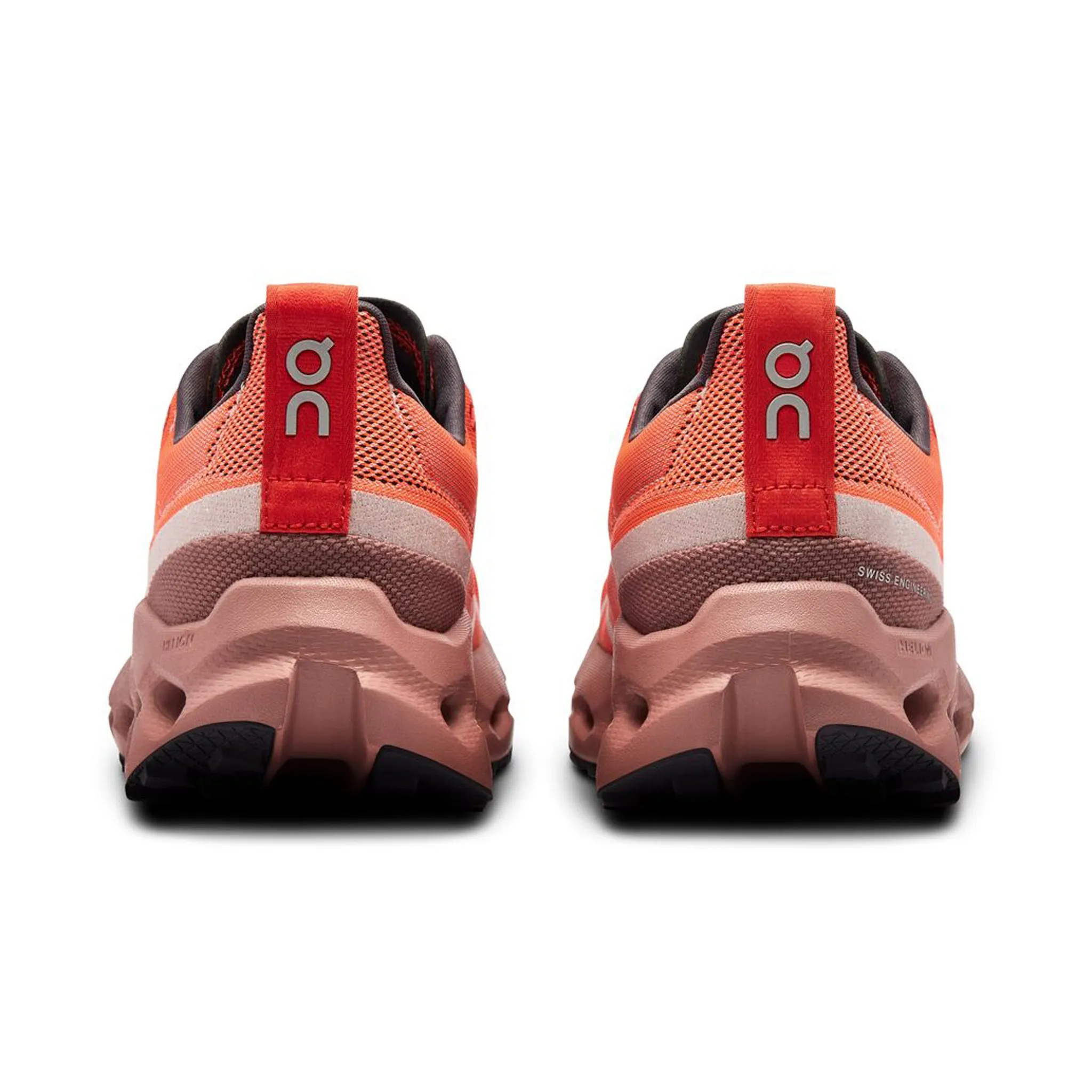 On Cloudsurfer Trail Women's Flame  Dustrose