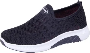 Orthopedic Comfortable Sneakers for Women Slip On Walking Shoes with Arch Support Casual Loafers Plantar Fasciitis Relief Foot Pain Diabetic