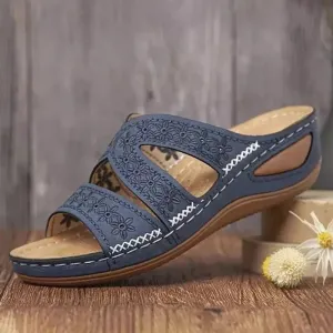 Orthopedic Insole Open Toe Women's Wedge Sandals
