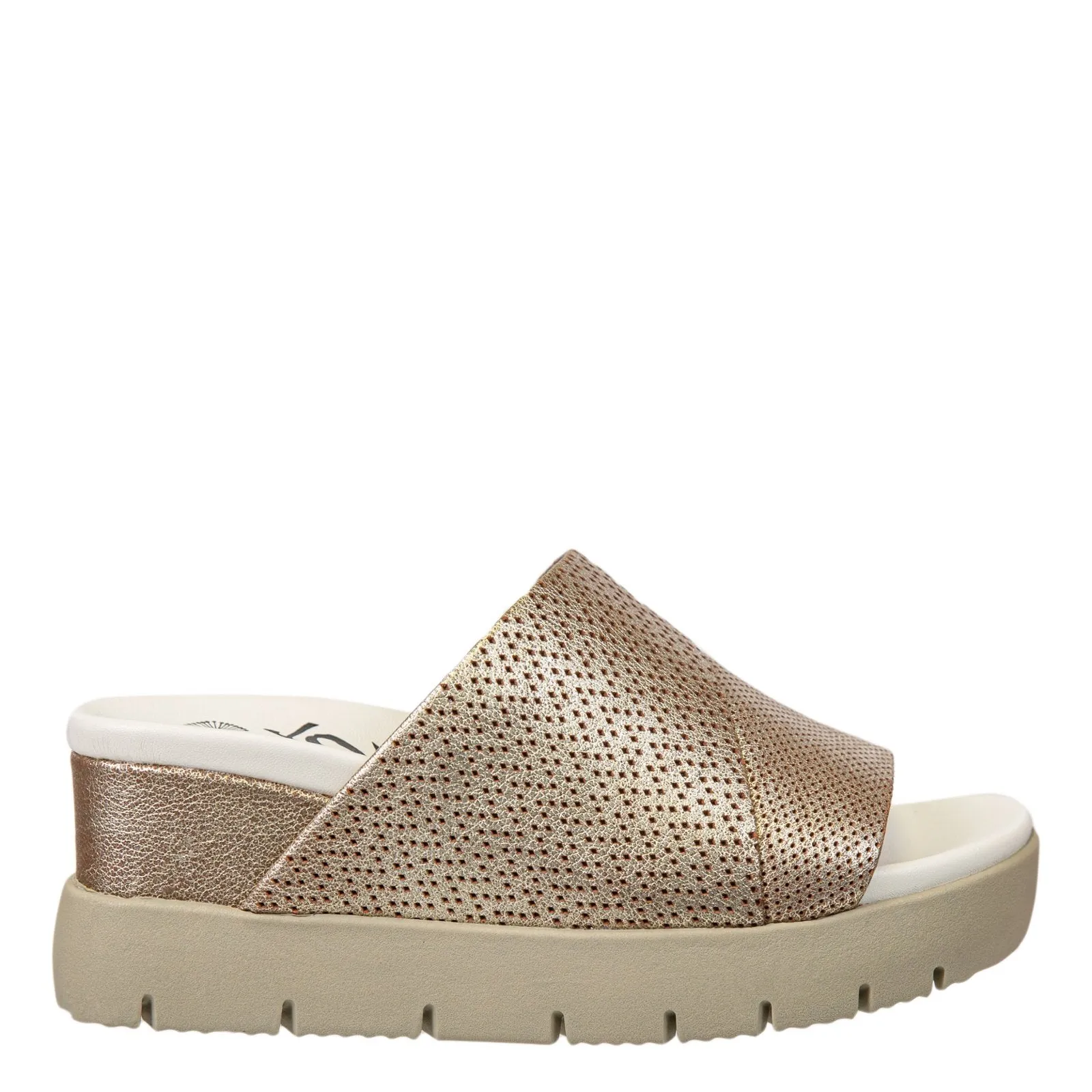 OTBT: NORM in GOLD Wedge Sandals