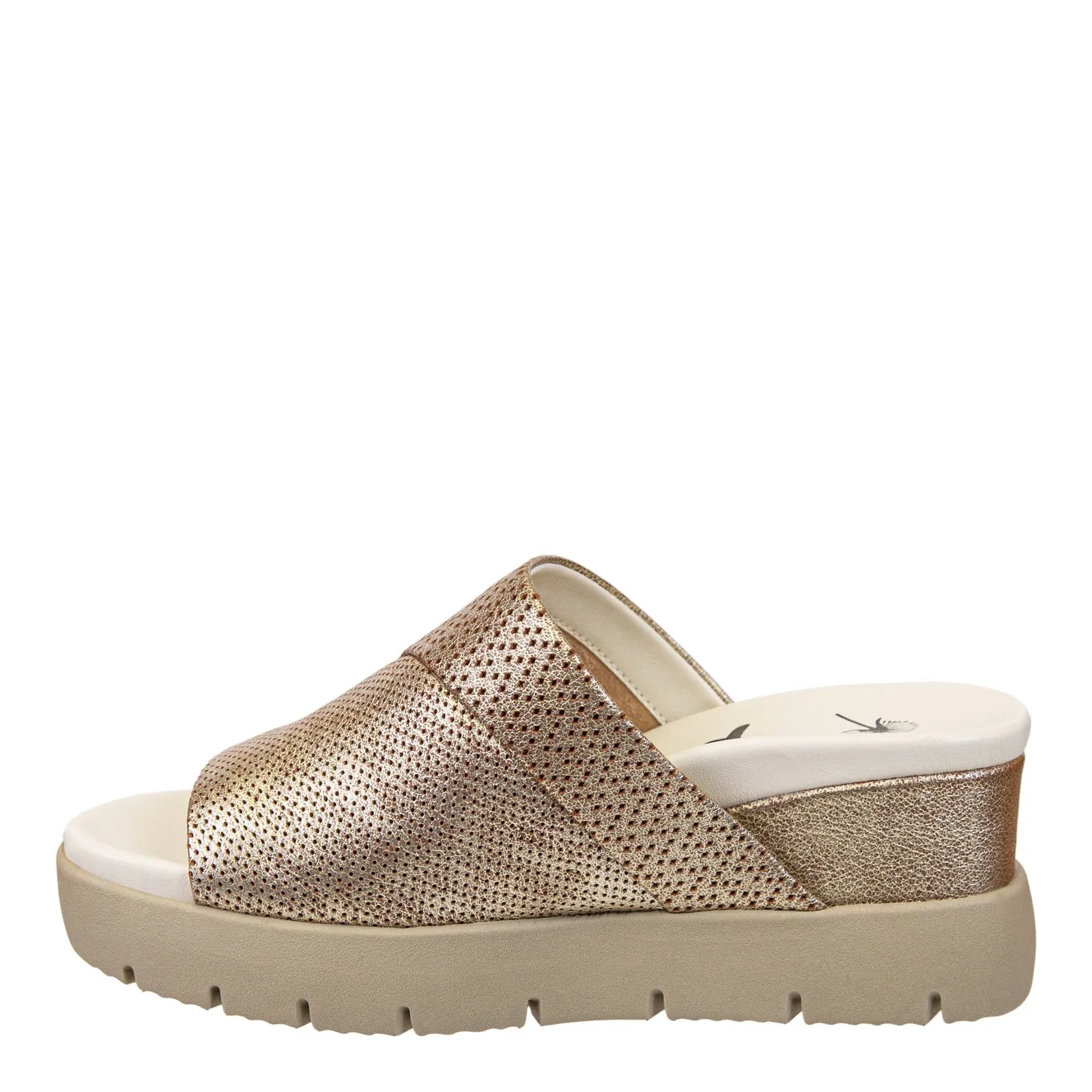 OTBT: NORM in GOLD Wedge Sandals