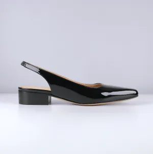 PATENT SLING BACK