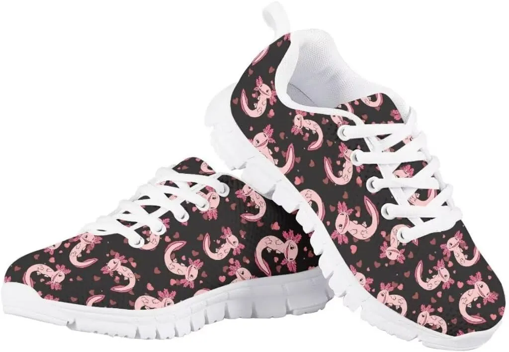 Pinupub Little & Big Kids Sneakers Lightweight Running Tennis Shoes Breathable Tennis Athletic Shoes