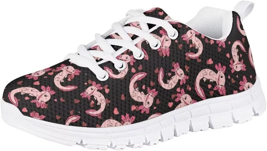Pinupub Little & Big Kids Sneakers Lightweight Running Tennis Shoes Breathable Tennis Athletic Shoes