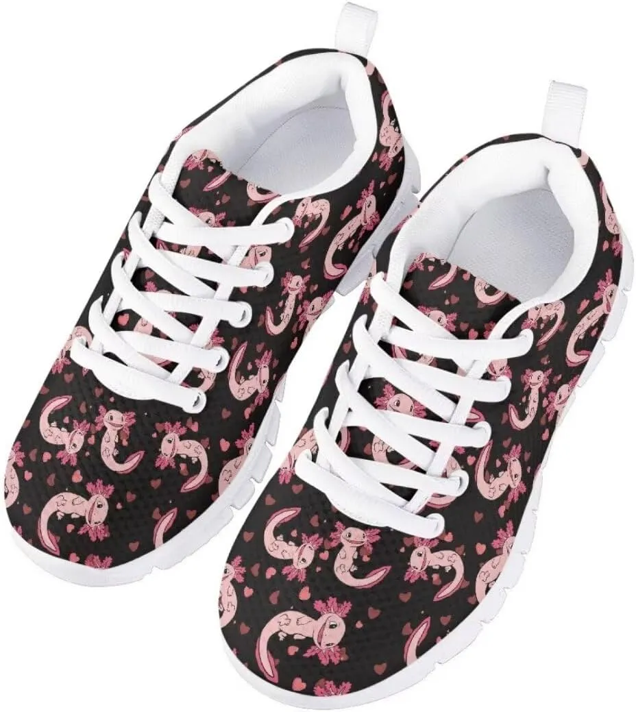 Pinupub Little & Big Kids Sneakers Lightweight Running Tennis Shoes Breathable Tennis Athletic Shoes