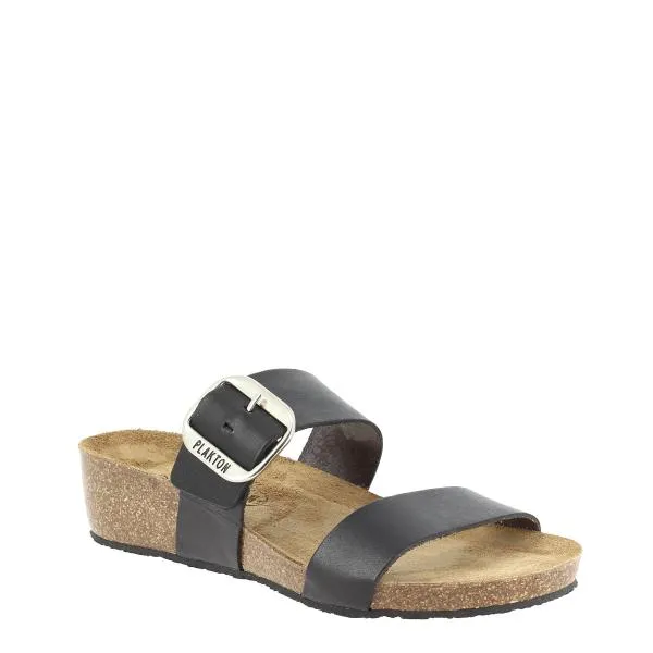 Plakton 243004 Grey Low Heel Wedges