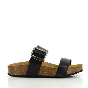 Plakton 343004 Black Two Strap Sandals