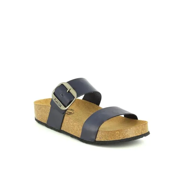 Plakton 343004 Navy Two Strap Sandals