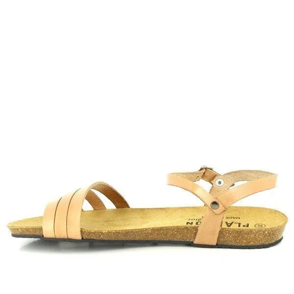 Plakton 575080 Beige Slingback Sandals