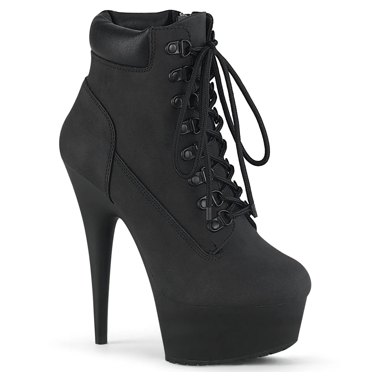Platform Lace-up Boot 6-Inch Heel DELIGHT-600TL-02