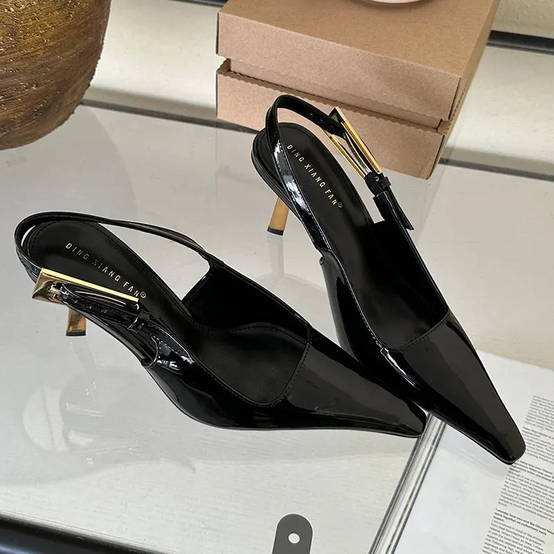 Pointed Toe Sling backs Pump Shoes