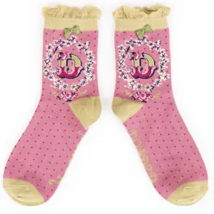 Powder Initial D Ankle Socks