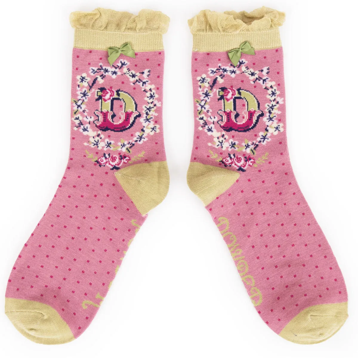 Powder Initial D Ankle Socks