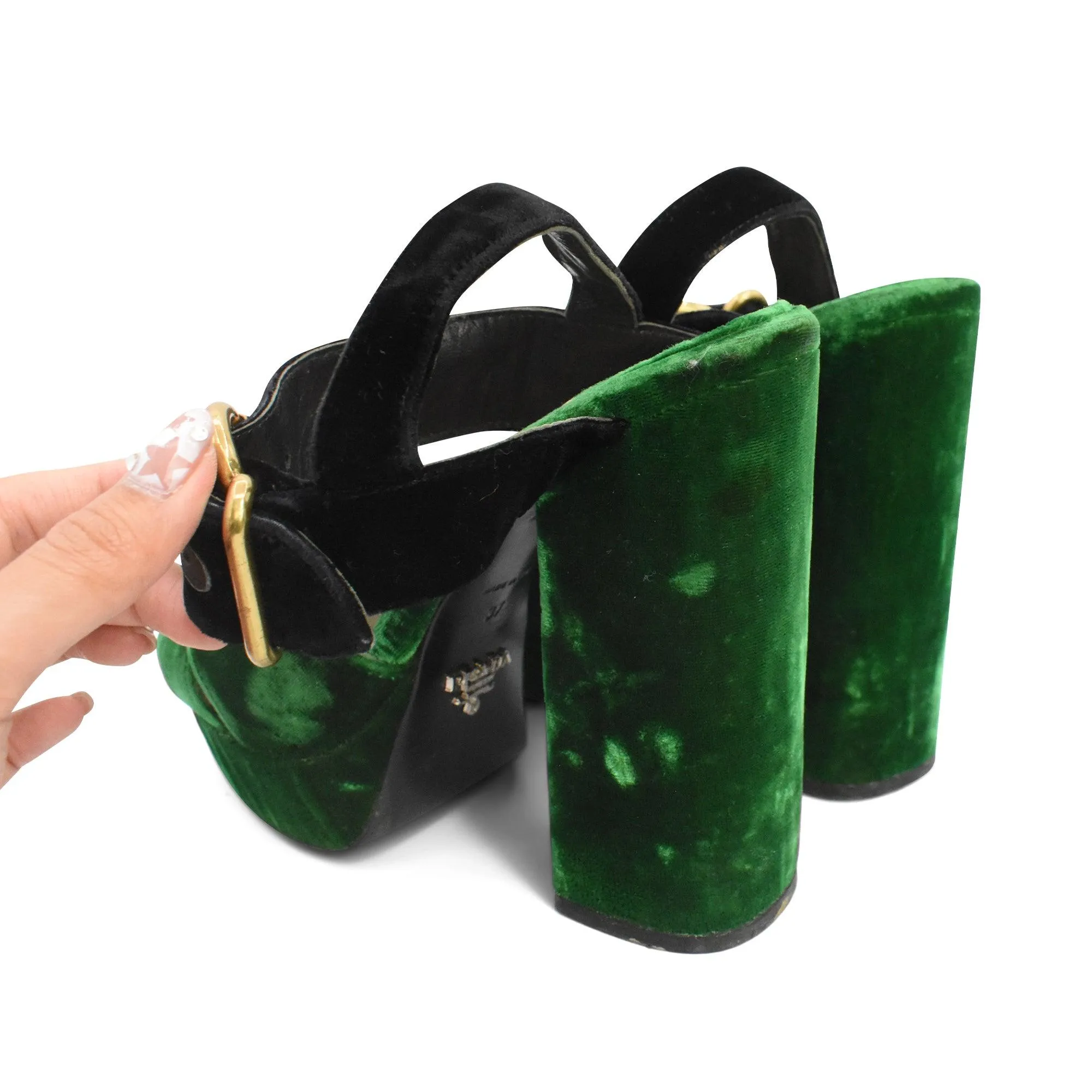 Prada Chunky Heels - Women's 37