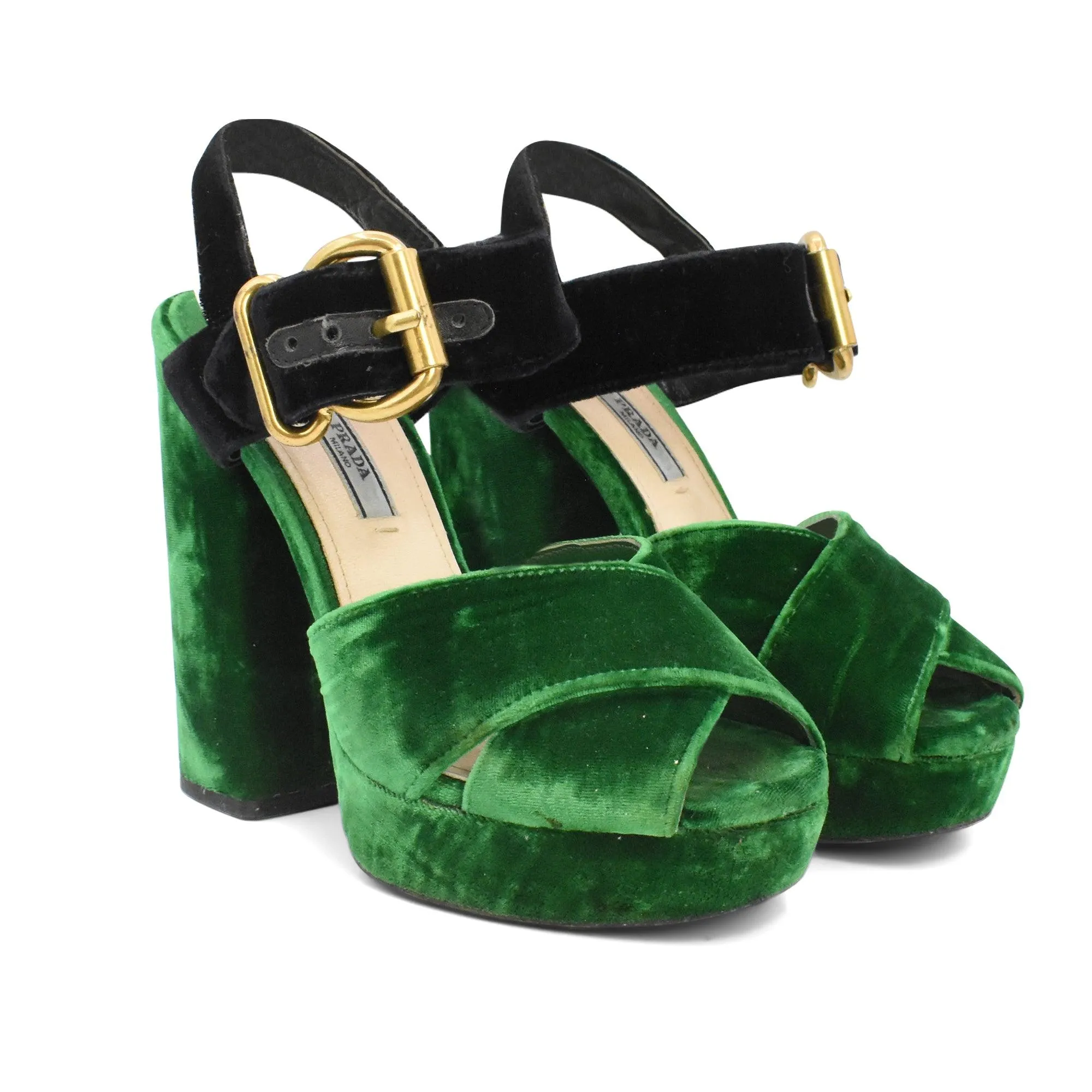 Prada Chunky Heels - Women's 37