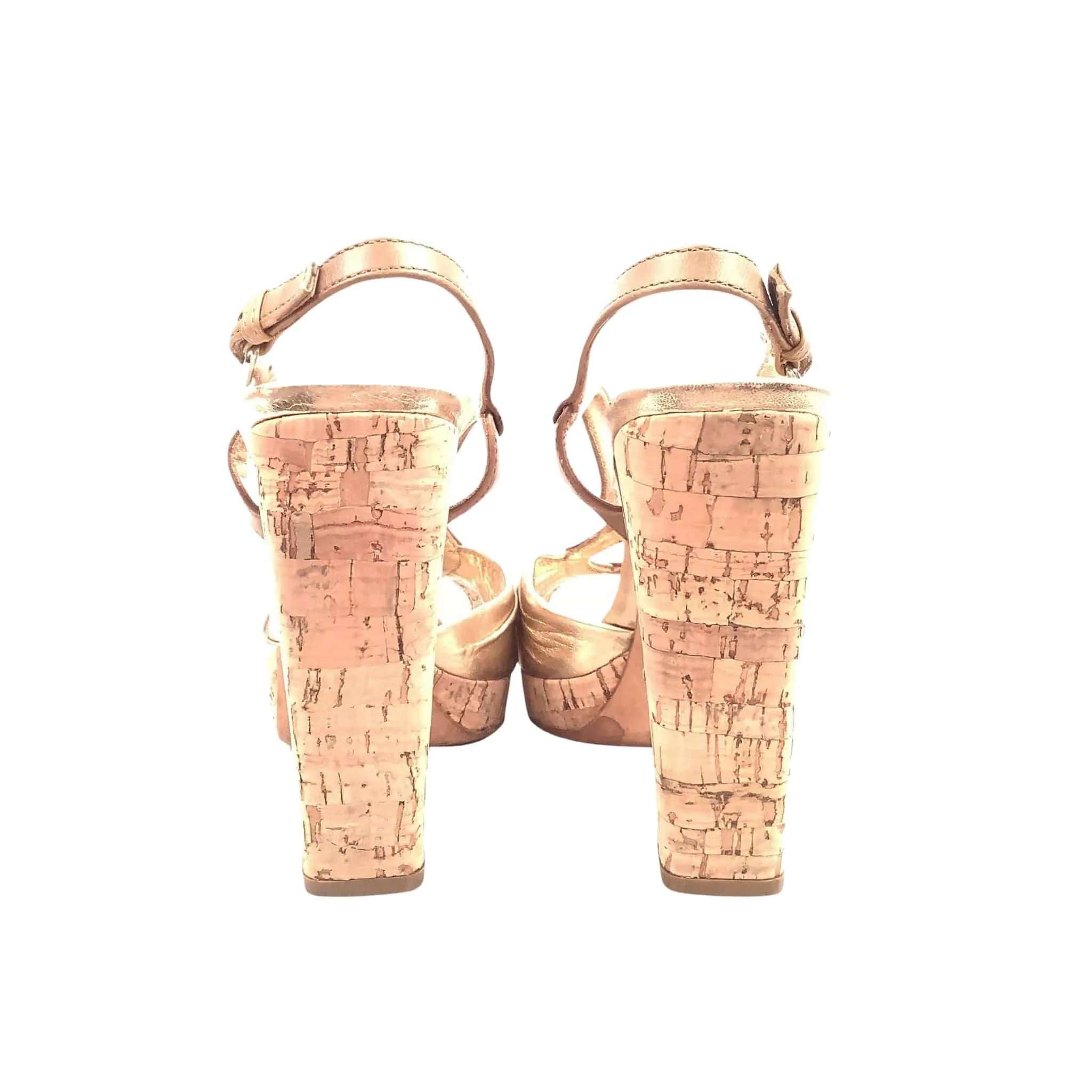 Prada Gold Heels