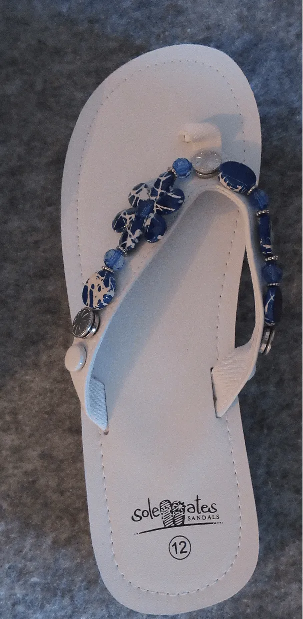 "COOL BLUE" - INTERCHANGEABLE WOMEN'S SANDAL SNAP