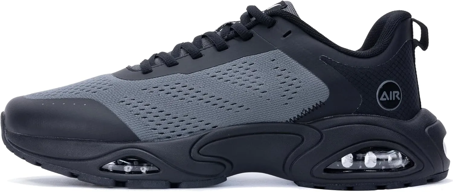 Quseek Mens Air Running Shoes Tennis Athletic Sneakers Lightweight Breathable Walking Sneakers for Gym Jogging Sports US 7-13