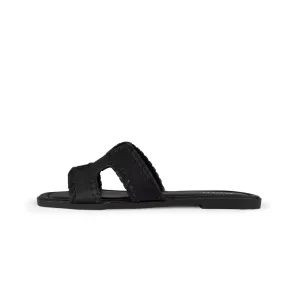 RAID Ginerva Flat Mules in Black