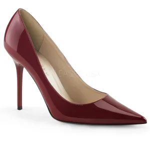 Raspberry Metallic Classic Stilettos
