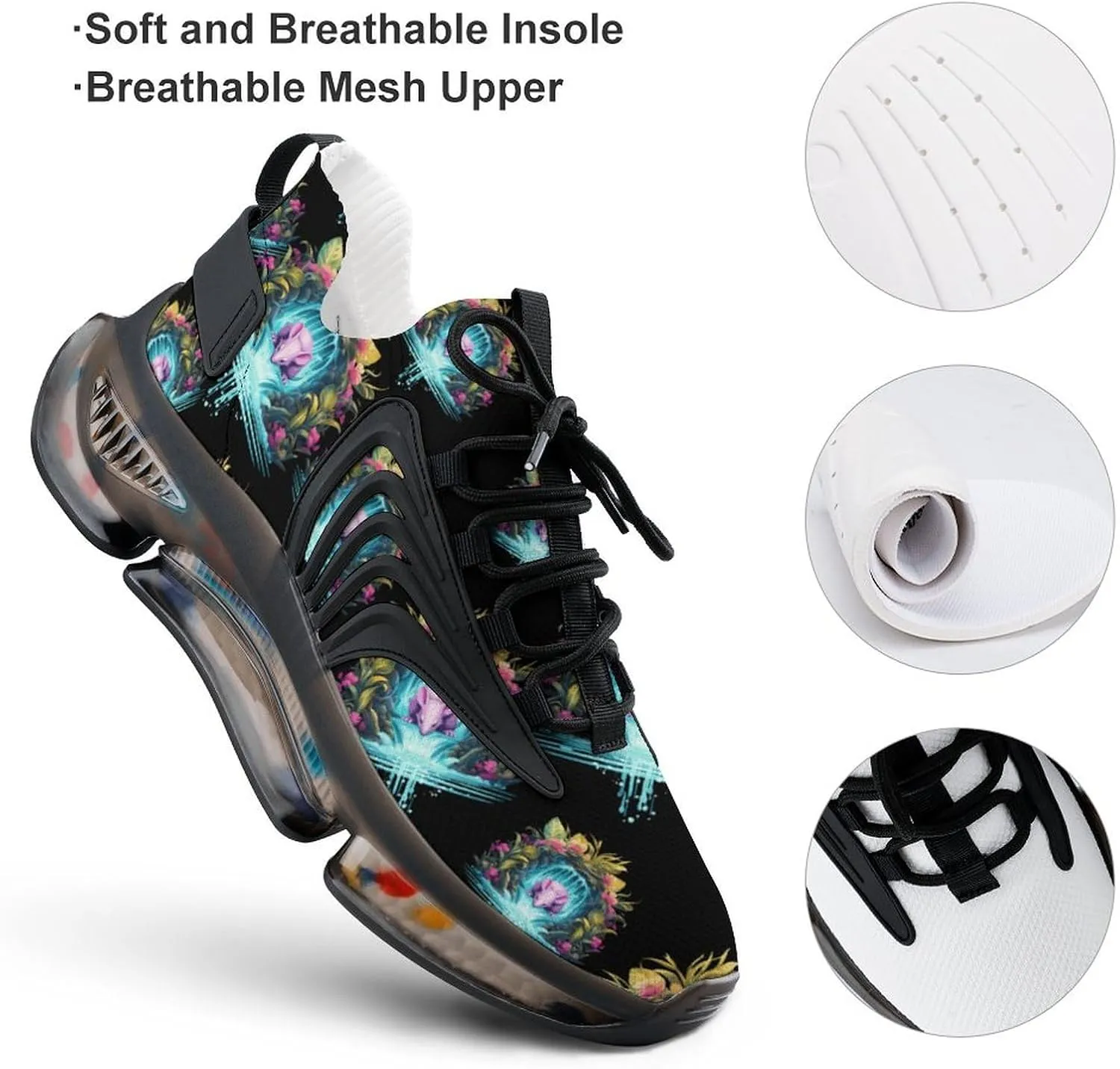 Rat Anime Cute Mens Sneakers Running Shoes Lightweight Athletic Shoes for Jogging Walking Gym