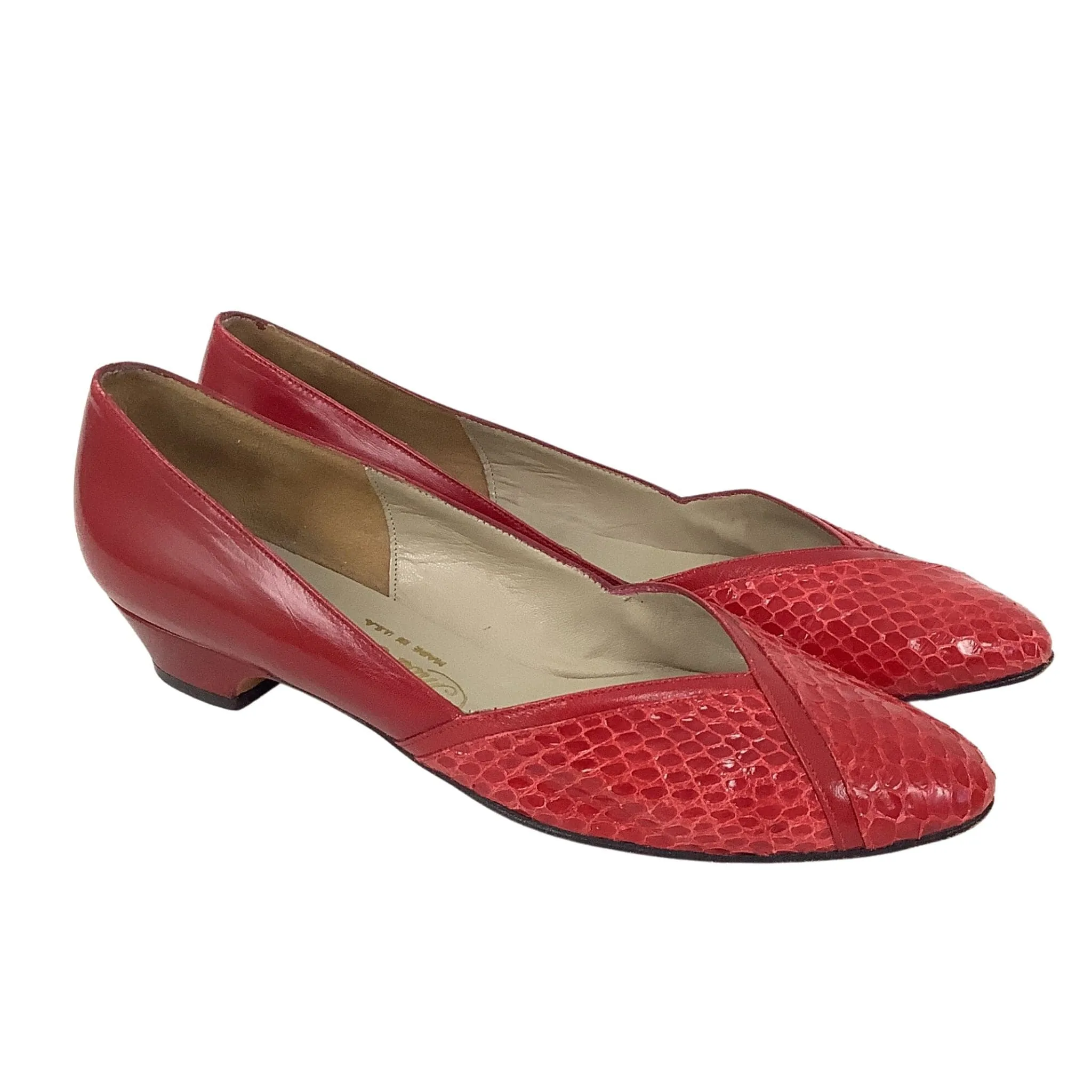 Red Leather Shoes
