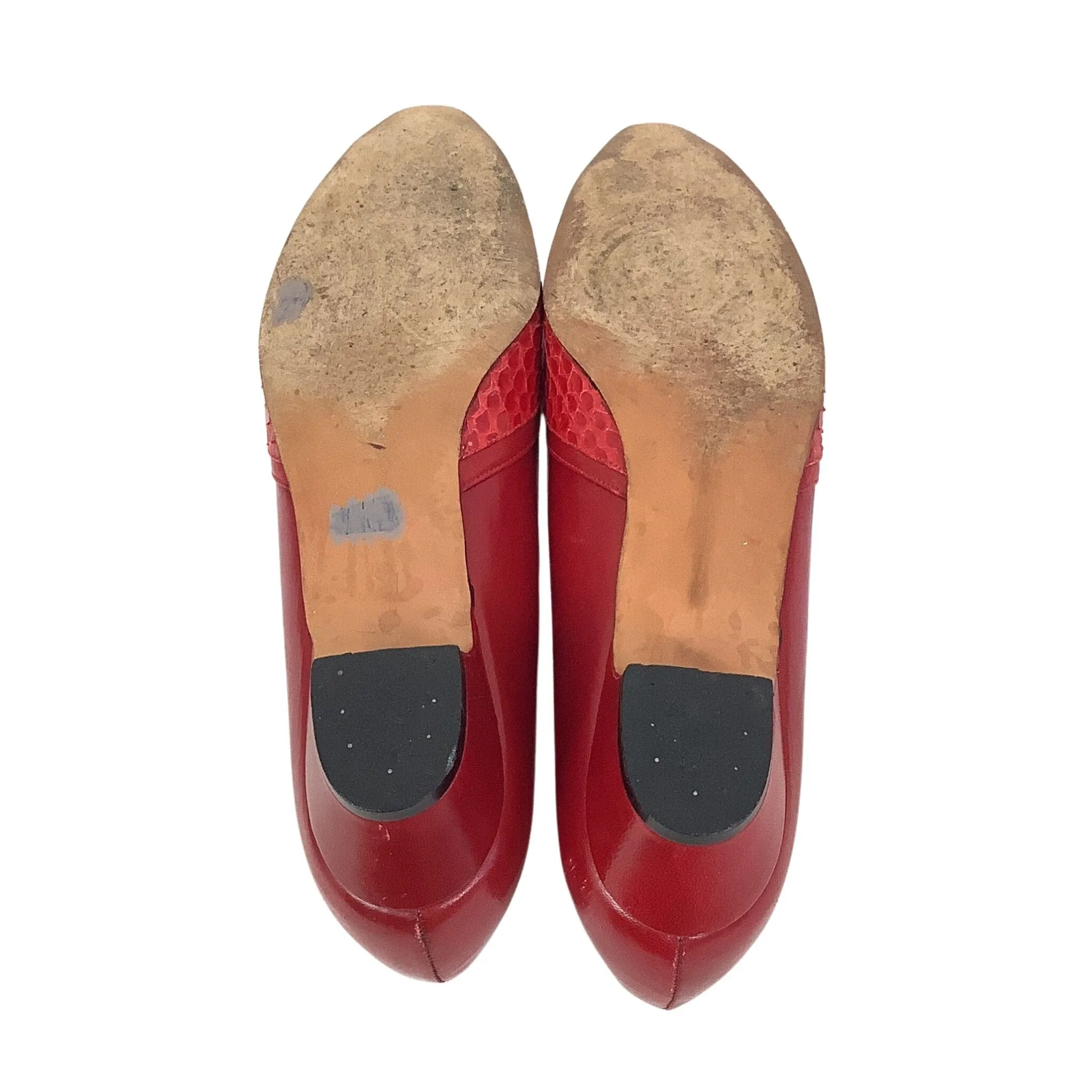 Red Leather Shoes
