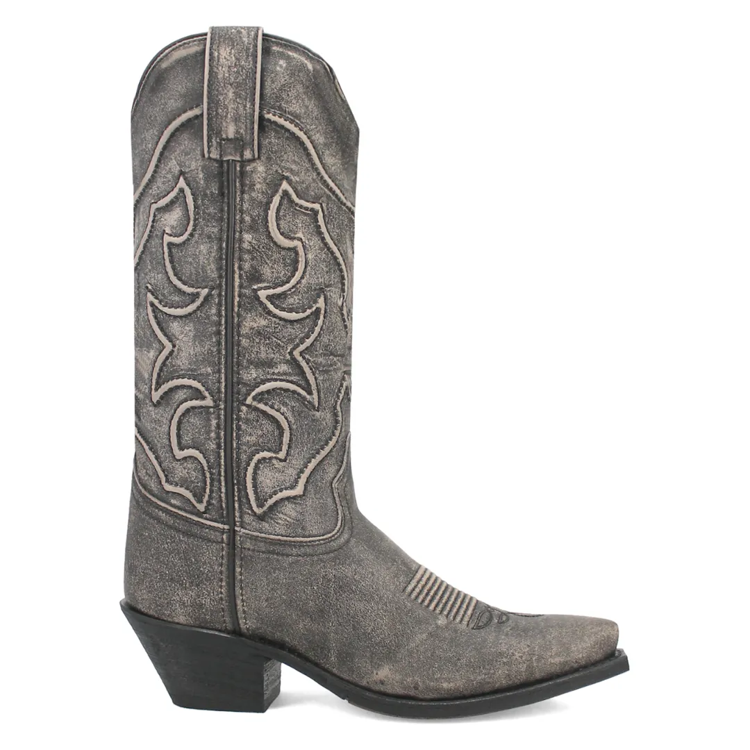 Reva Leather Boot - Black/Black - 52175