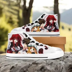 Rias Gremory Asia Argento Issei High School DxD Shoes High Top Sneakers for Kids and Adults
