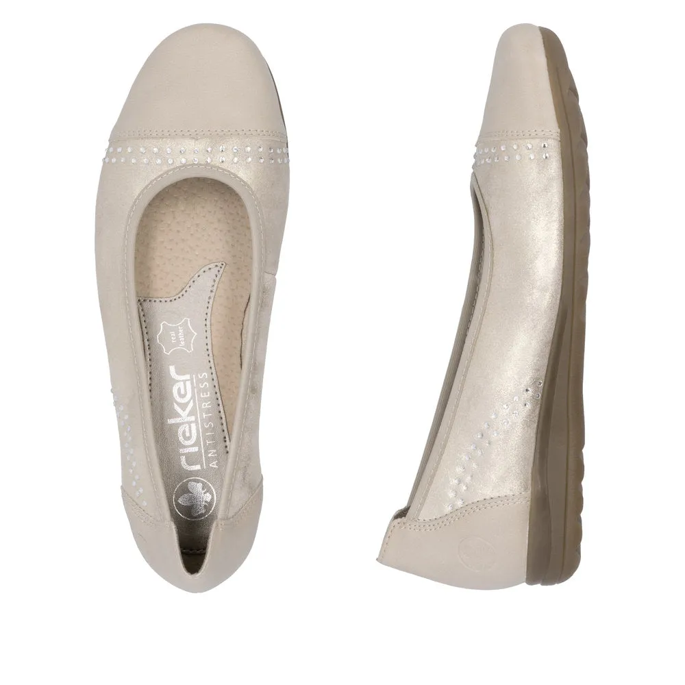Rieker Ladies Flat Ballet Pump