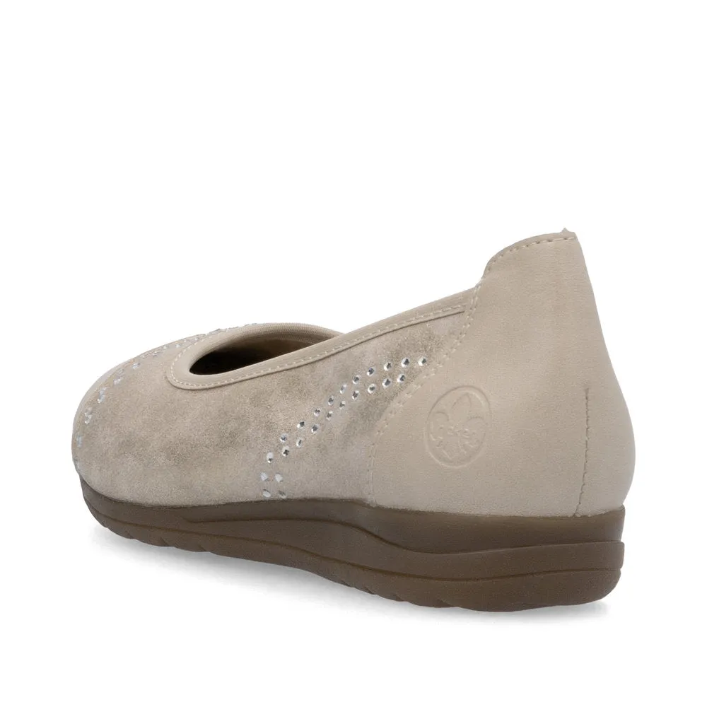 Rieker Ladies Flat Ballet Pump