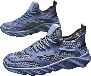 Running Shoes for Men Women Gym Workout Tennis Athletic Mesh Sneakers Lightweight Fashion Sports Casual Shoes Hollow Out Breathable Training Walking Shoes