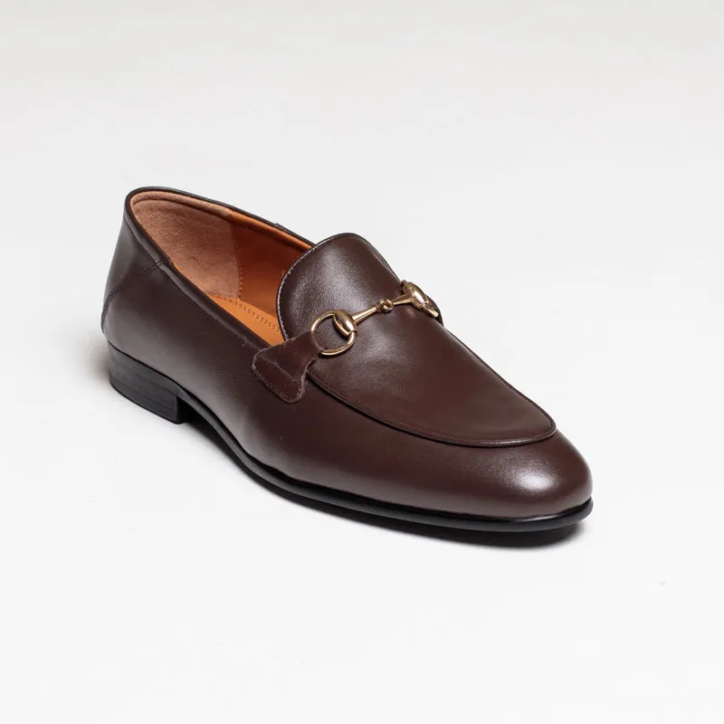 Russell Buckle Loafer - Coffee Brown