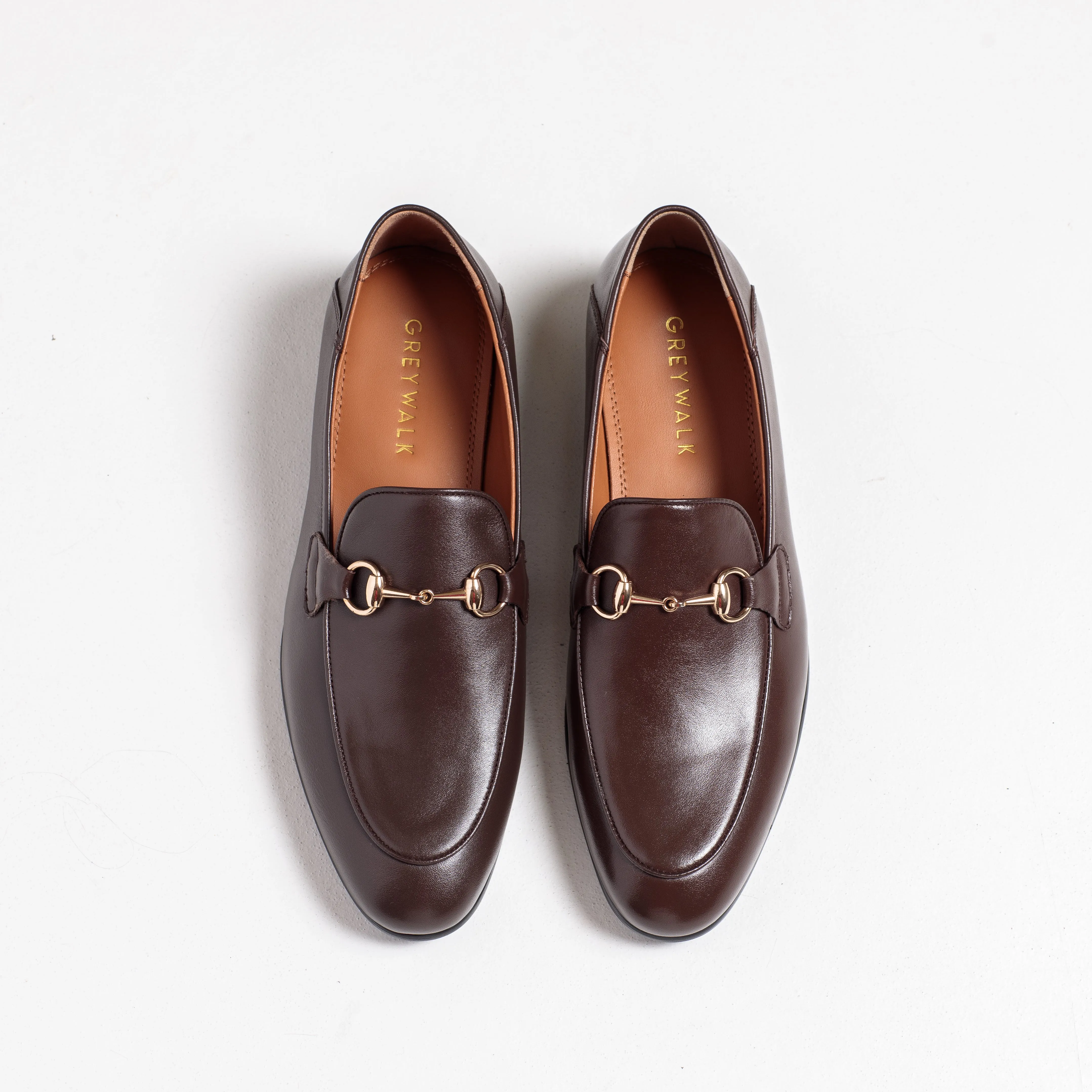 Russell Buckle Loafer - Coffee Brown