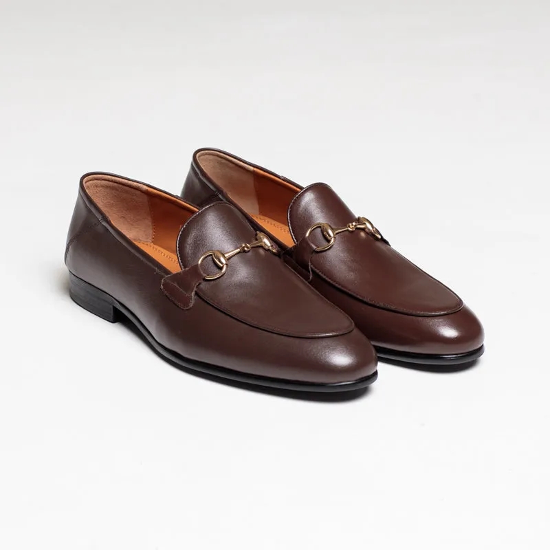 Russell Buckle Loafer - Coffee Brown