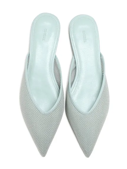 Sabot Mesh Flat Mule