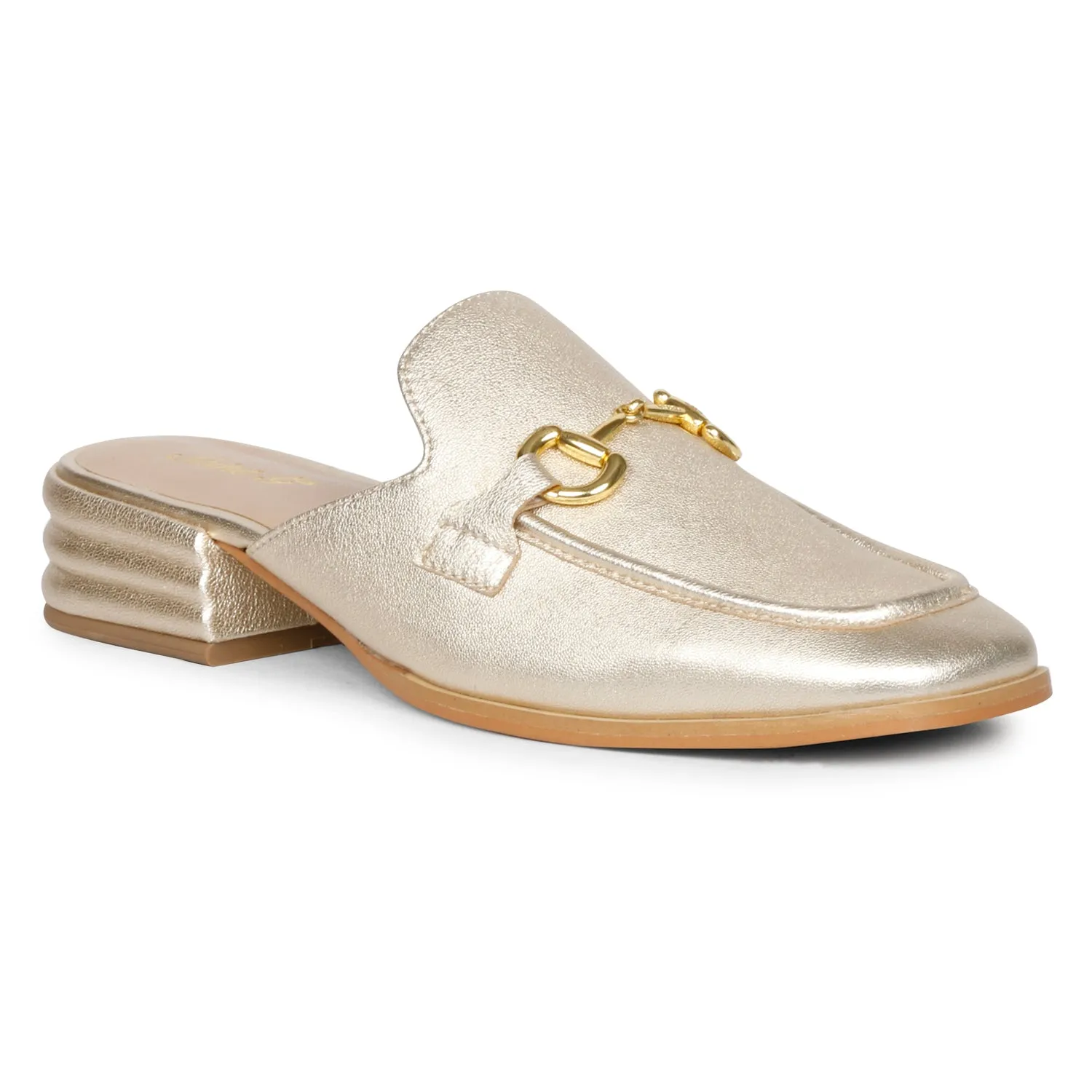 Saint Savannah Metallic Gold Leather Handcrafted Shoes