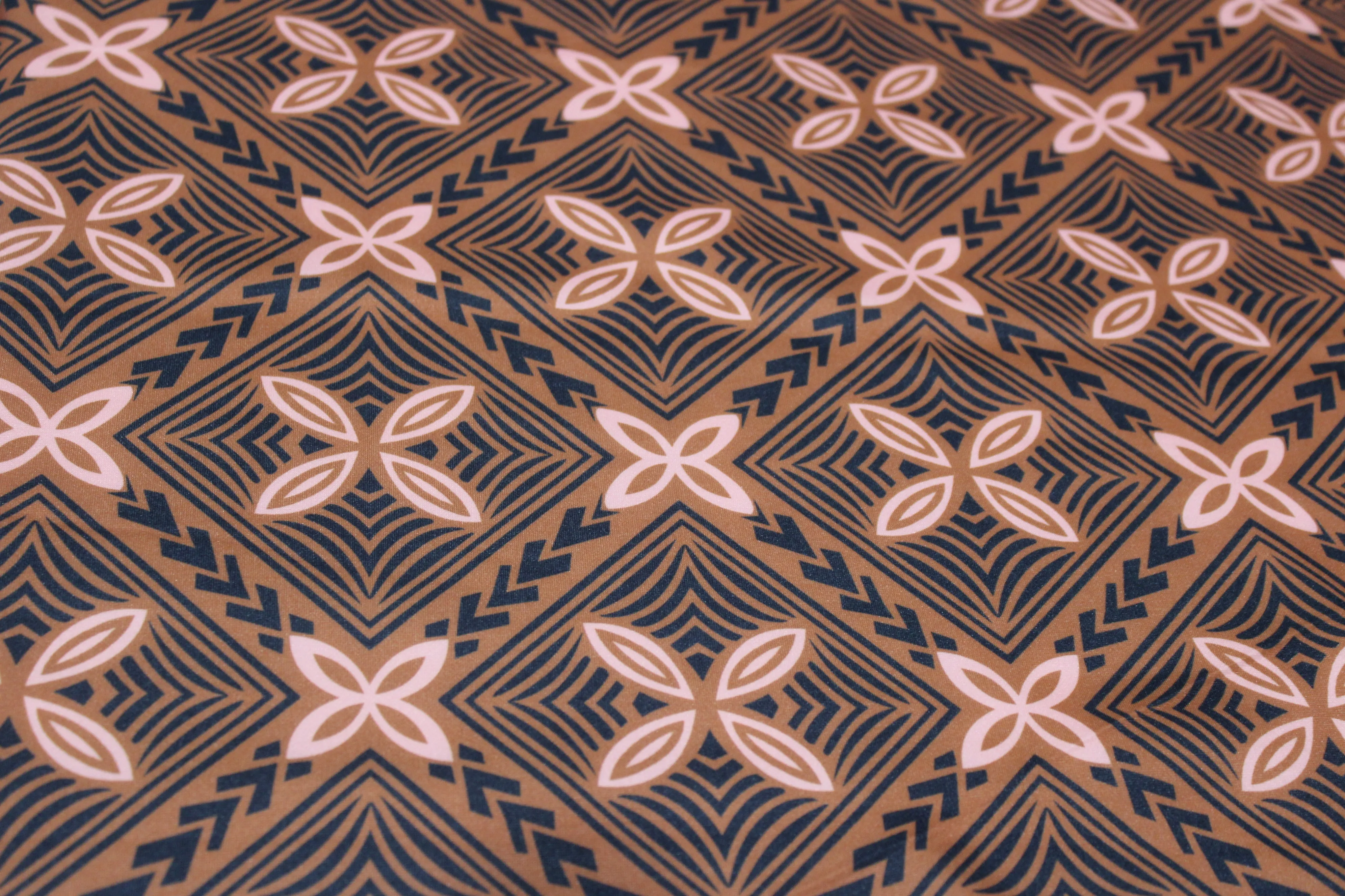 Samoan Design Stretch Fabric -Size: 60"x36"