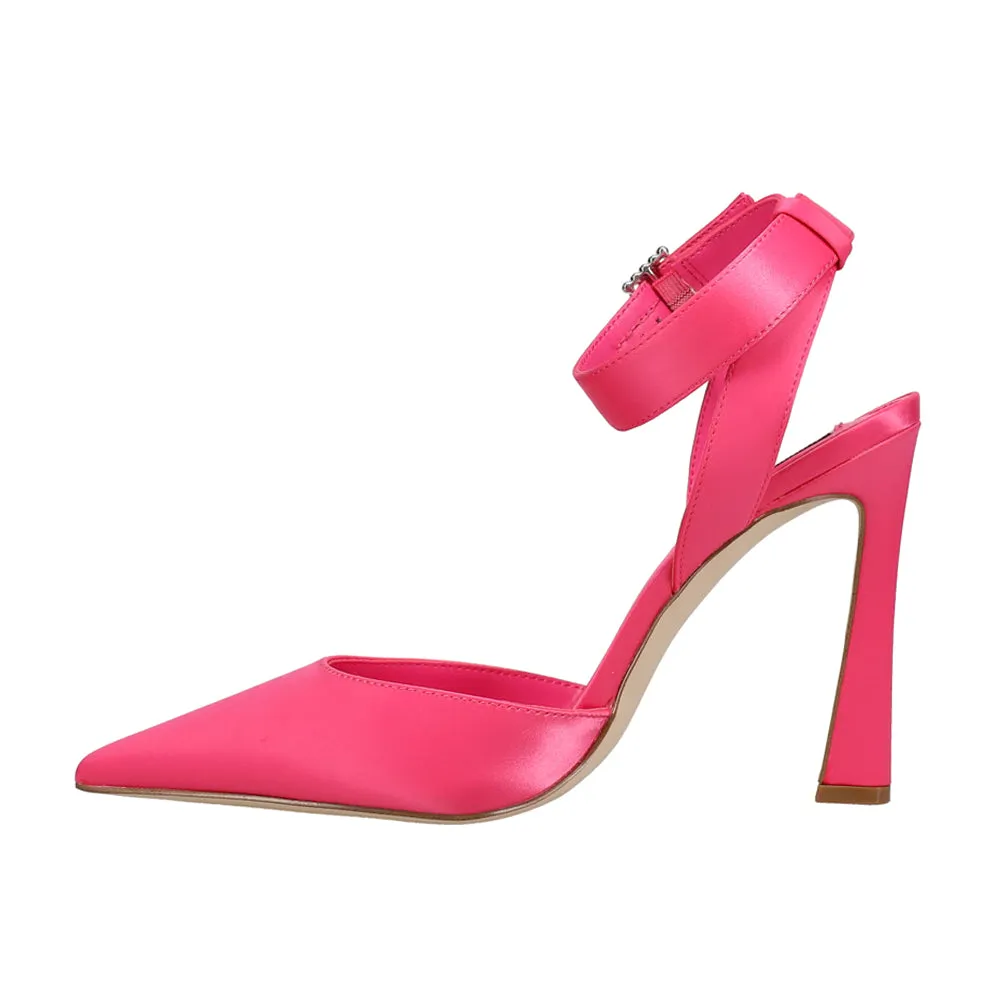 Sarantos Pointed Toe Ankle Strap Stiletto Pumps