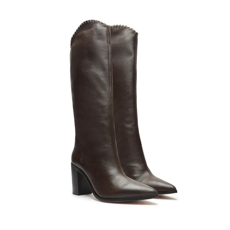 Schutz Brown Maryana Block Chain Boot- 8