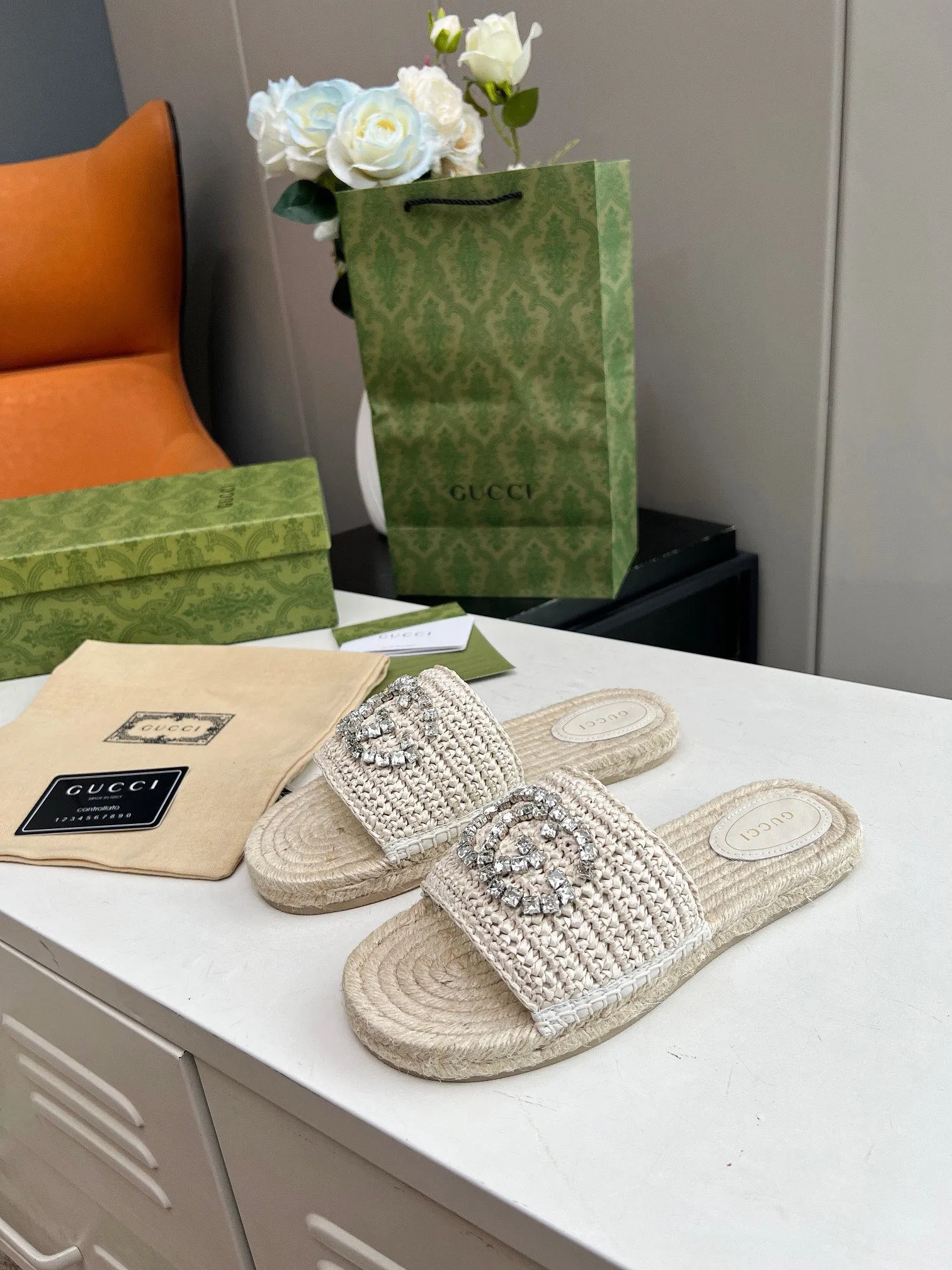 SE1423 GC Slide Sandals / Size5-11
