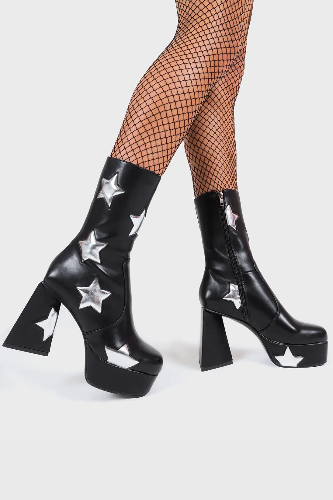 Seeking Stars Platform Ankle Boots