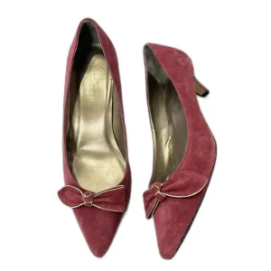 Shoes Heels Kitten By Talbots In Purple, Size: 9.5