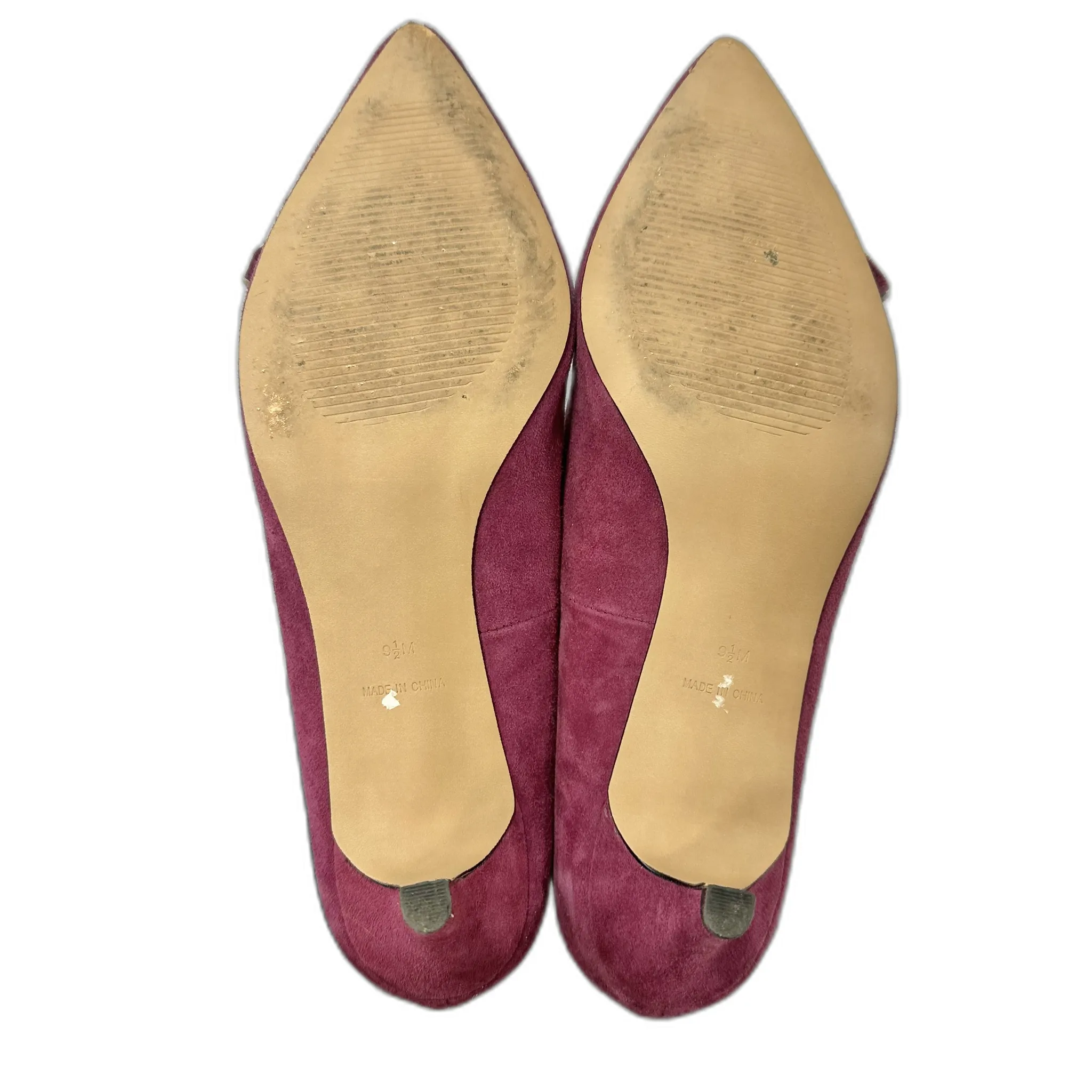 Shoes Heels Kitten By Talbots In Purple, Size: 9.5
