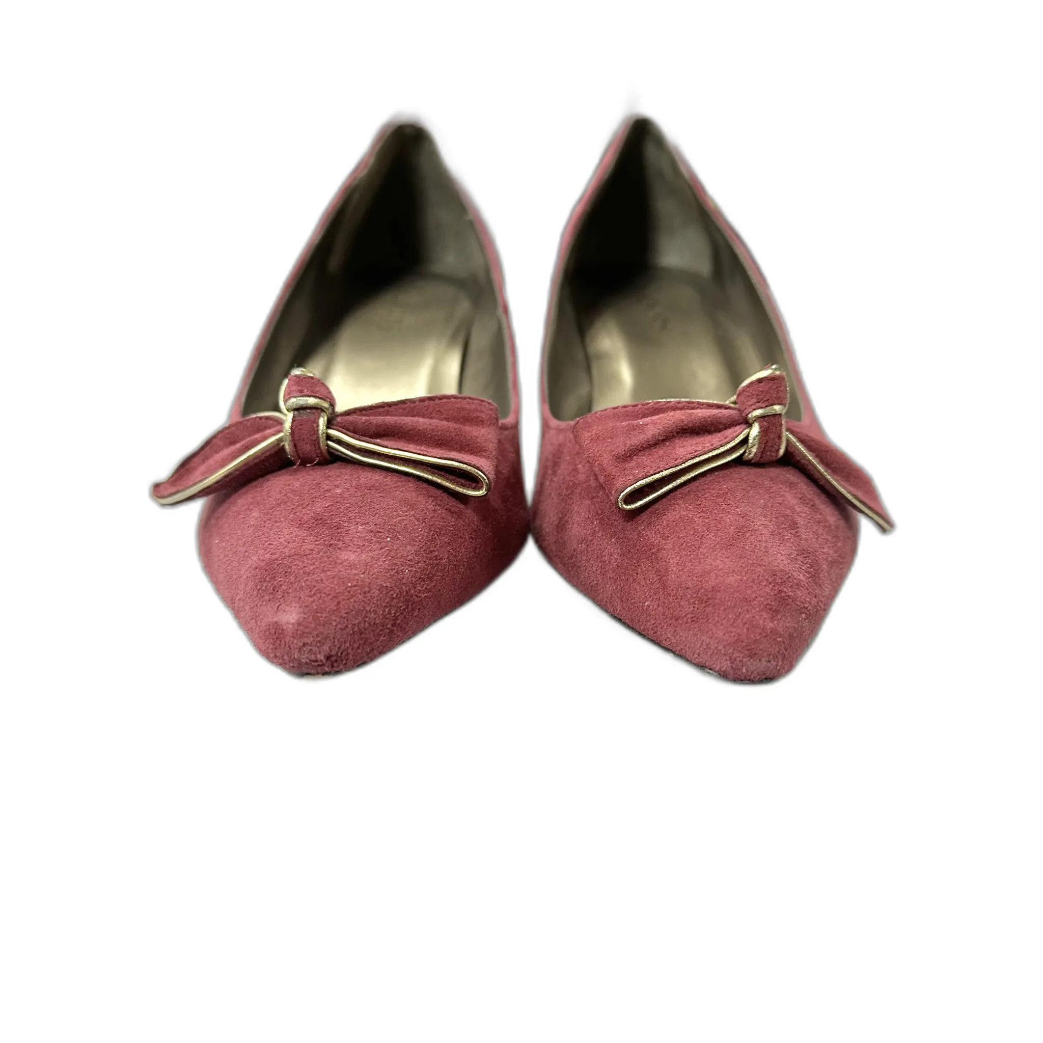 Shoes Heels Kitten By Talbots In Purple, Size: 9.5