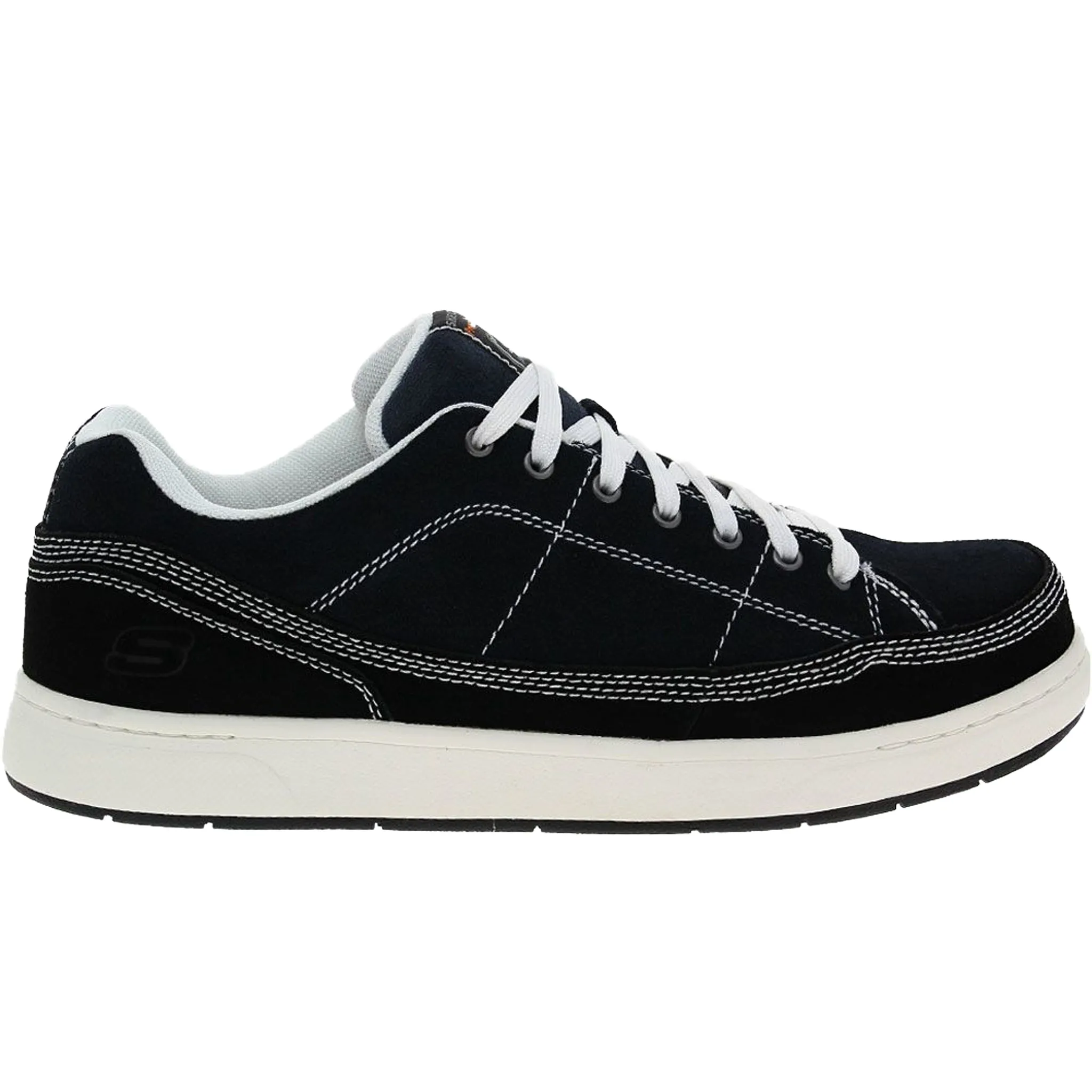 Skechers Men's 200120 Watab Keigan Navy Black Safety Steel Toe Work Shoes