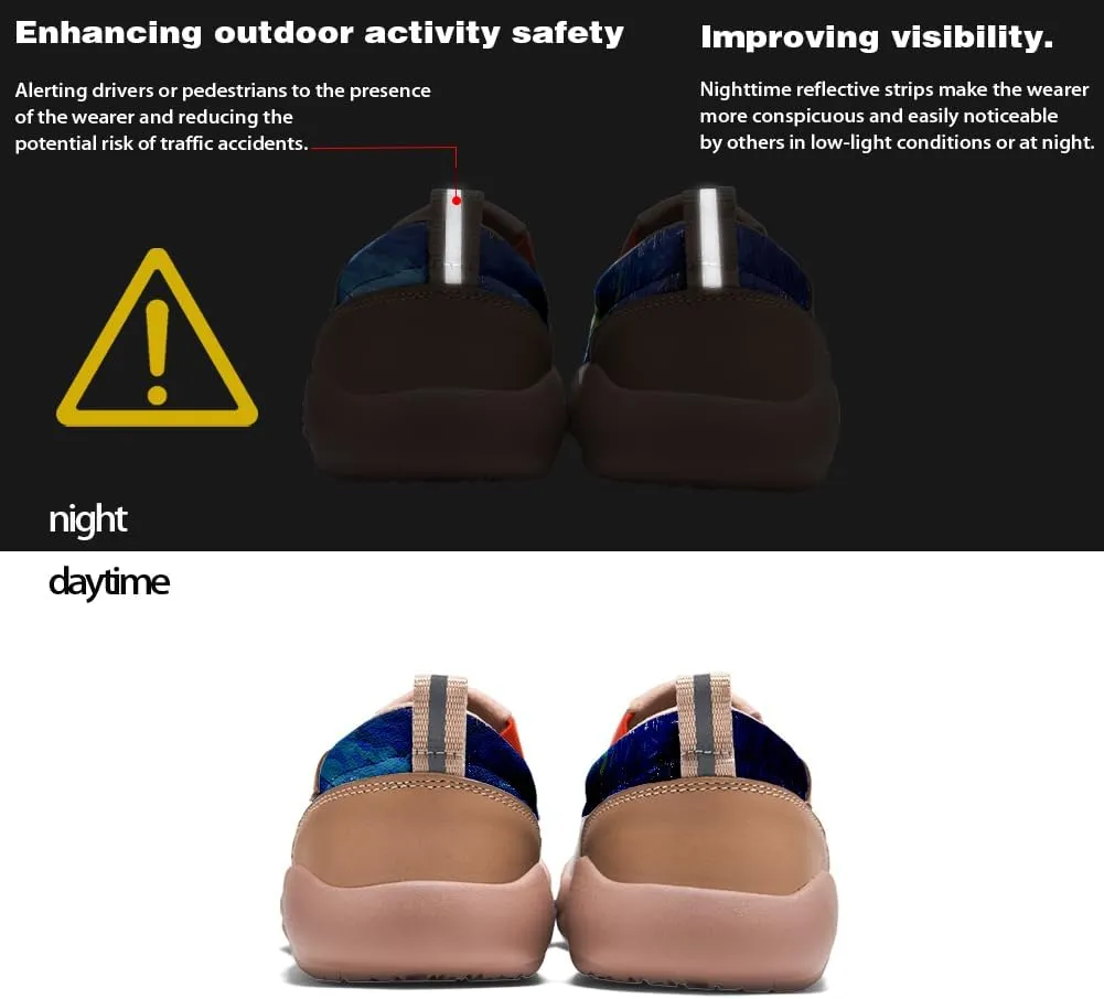 Slip On Loafers for Women Lightweight Comfort Casual Shoes Art Painted Travel Sneakers