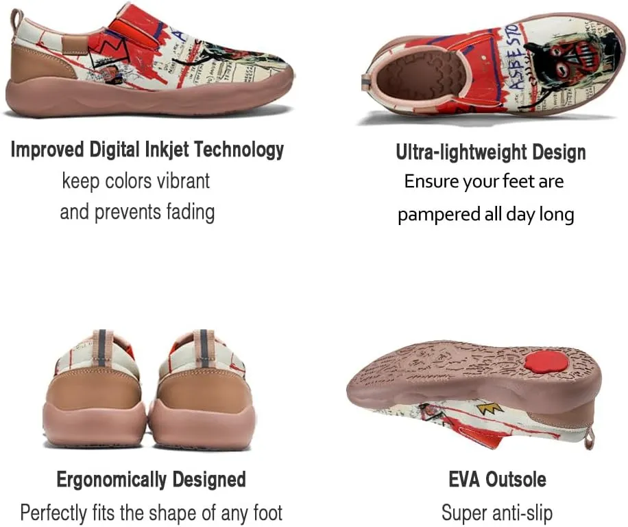 Slip On Loafers for Women Lightweight Cozy Casual Shoes Art Painted Walking Travel Sneakers
