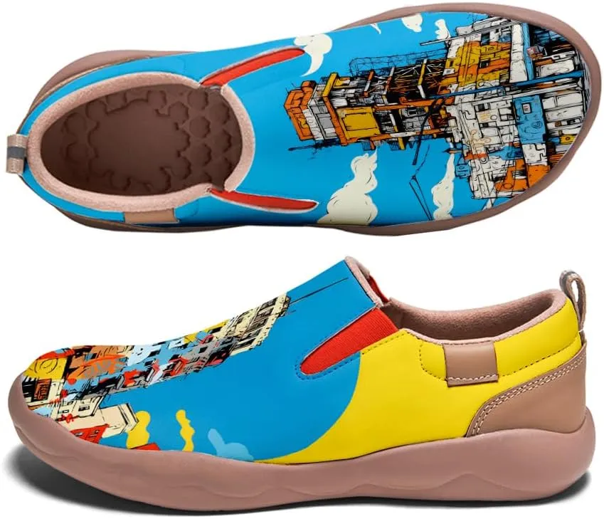Slip On Loafers for Women Lightweight Cozy Casual Shoes Art Painted Walking Travel Sneakers