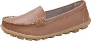 Slip On Sneakers for Women Comfort Moccasins Shoes Ladies Dressy Flats Business Casual Shoes Comfy Walking Sneaker